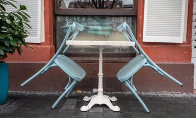 Photo of an outside patio set